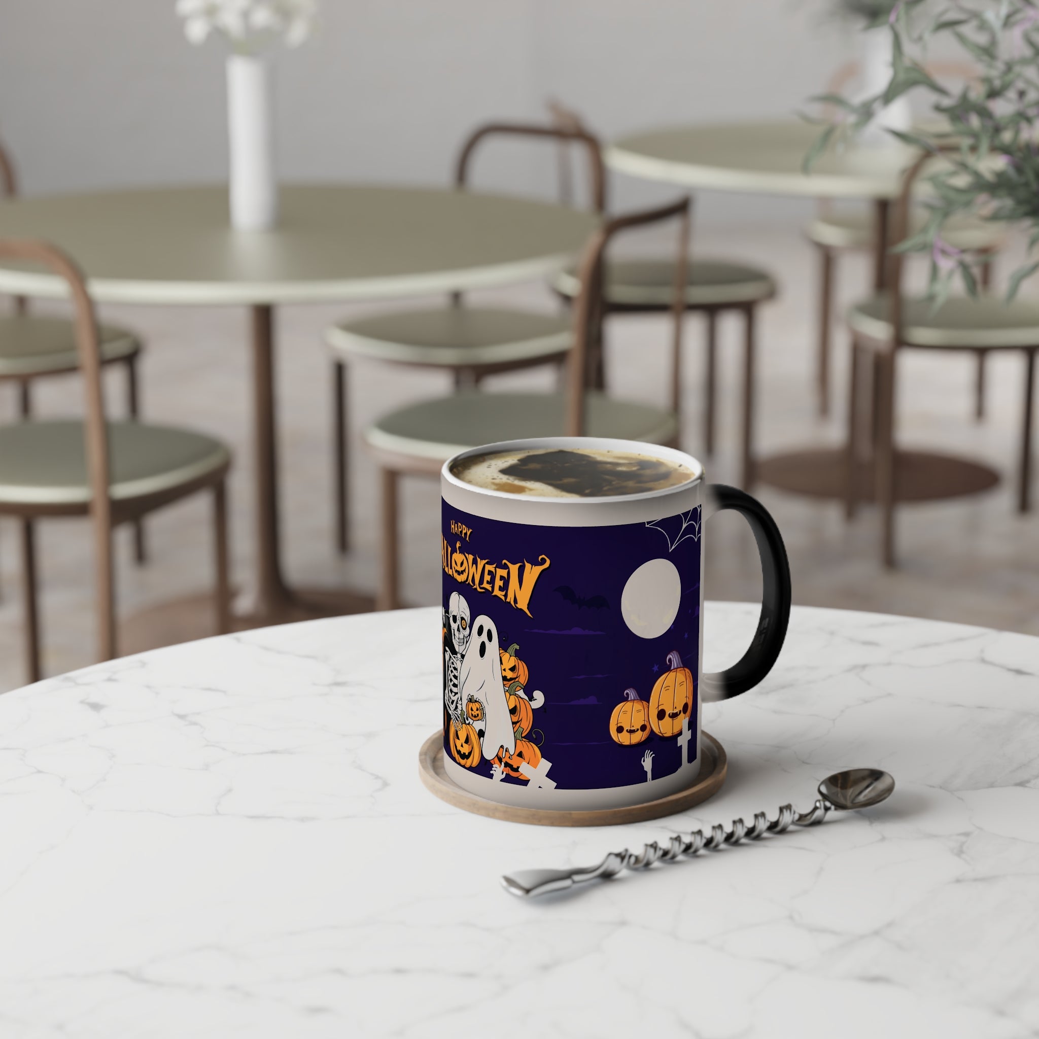 Halloween is Better with Skeleton | Color-Changing Mug